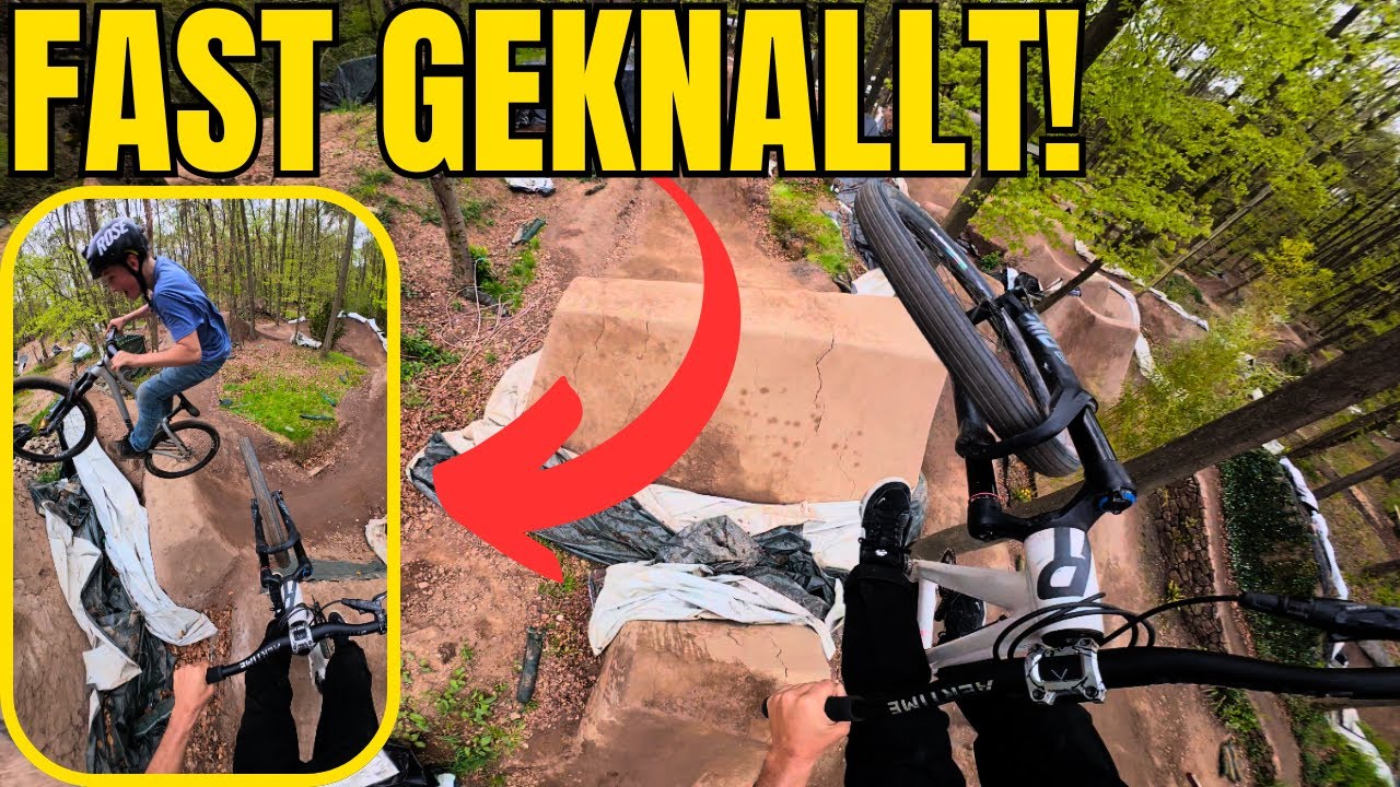 Dirtjump Line mit 13 Sprüngen! | Beinahe Kollision in der Luft! | Cloud 9 Trails mit Max Mey