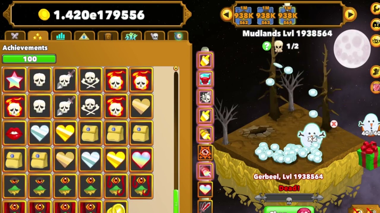 Clicker Heroes - All achievements unlocked