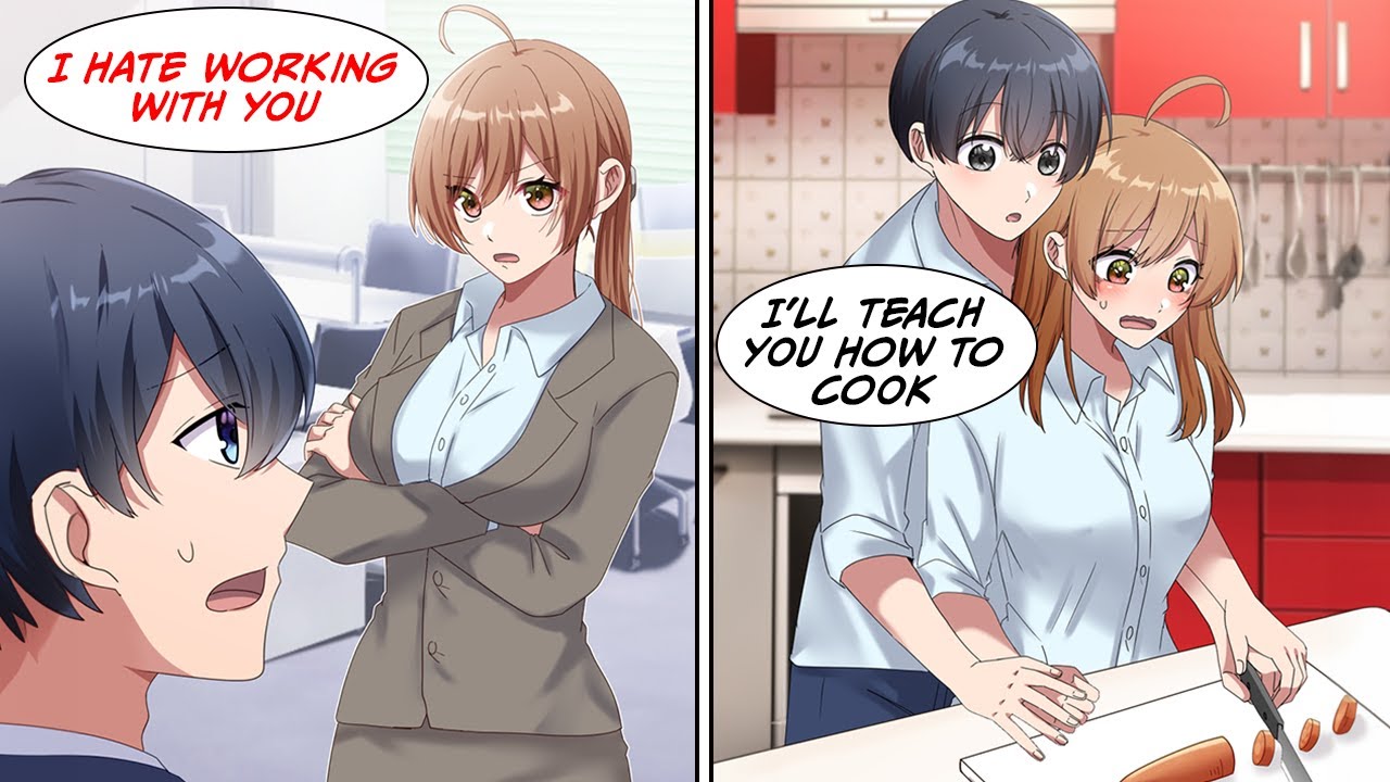 [Manga Dub] Our parents got remarried and I started living with my coworker that hates me [RomCom]