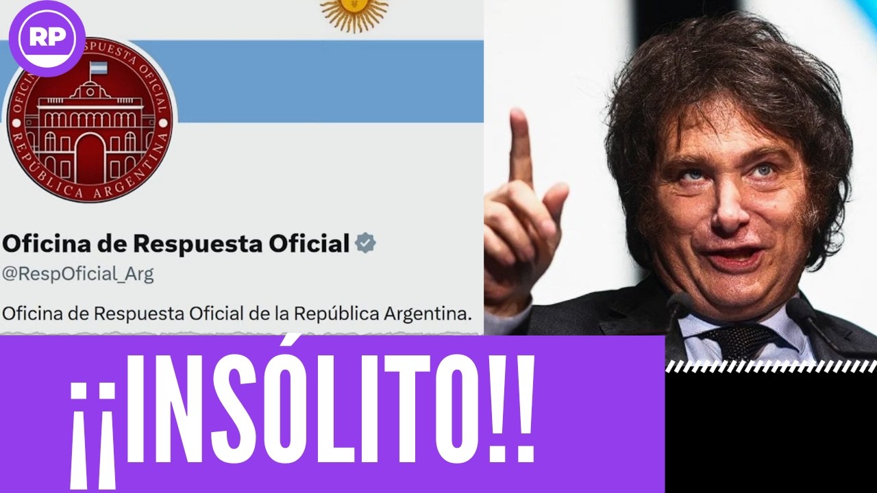 ¡¡INSÓLITO!! MILEI CREÓ LA OFICINA DE RESPUESTA OFICIAL