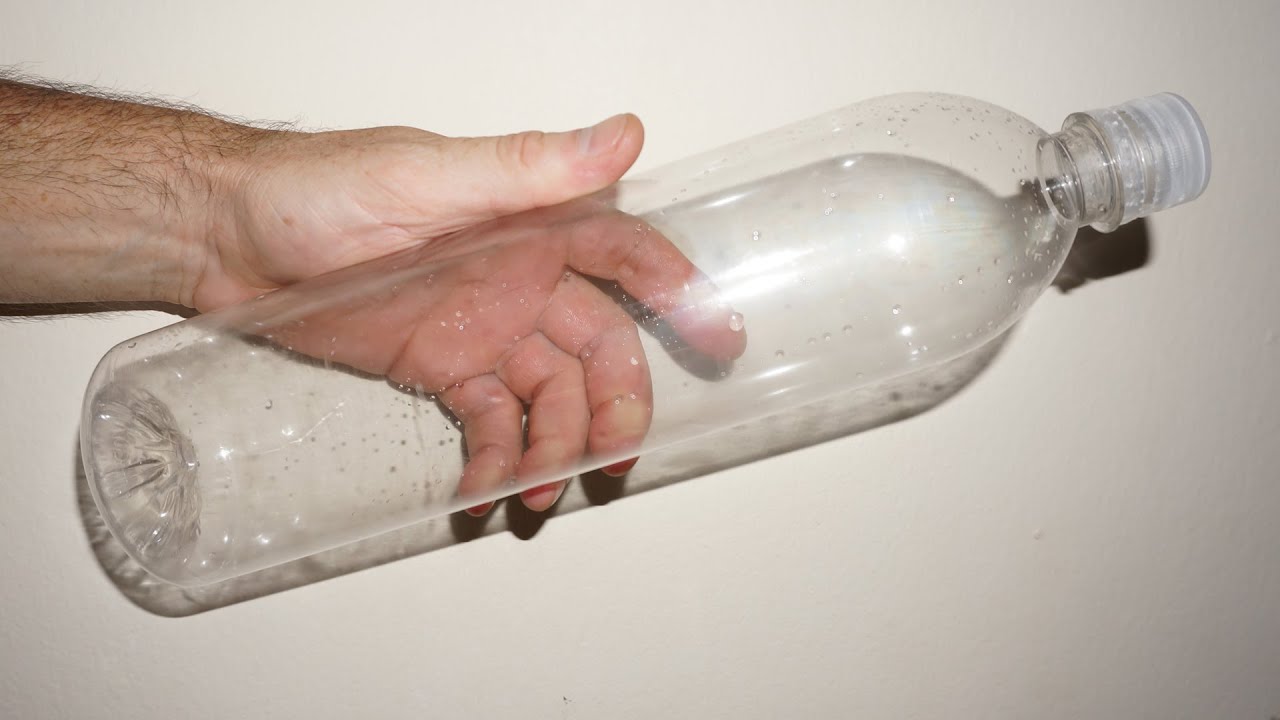 How to remove a sticker from a plastic bottle