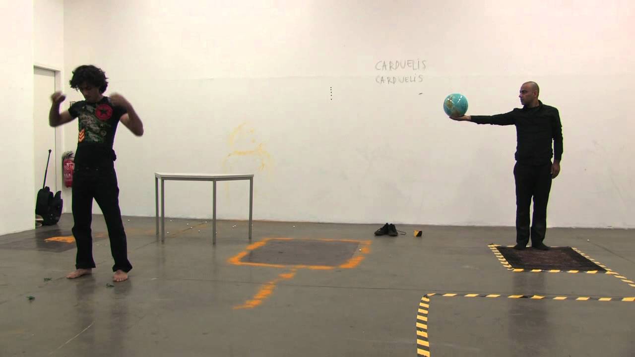 Performance by Wathiq Al-Ameri & Ali Alfatlawi - Unforseen IV - Flutgraben, Berlin - 15 May 2011