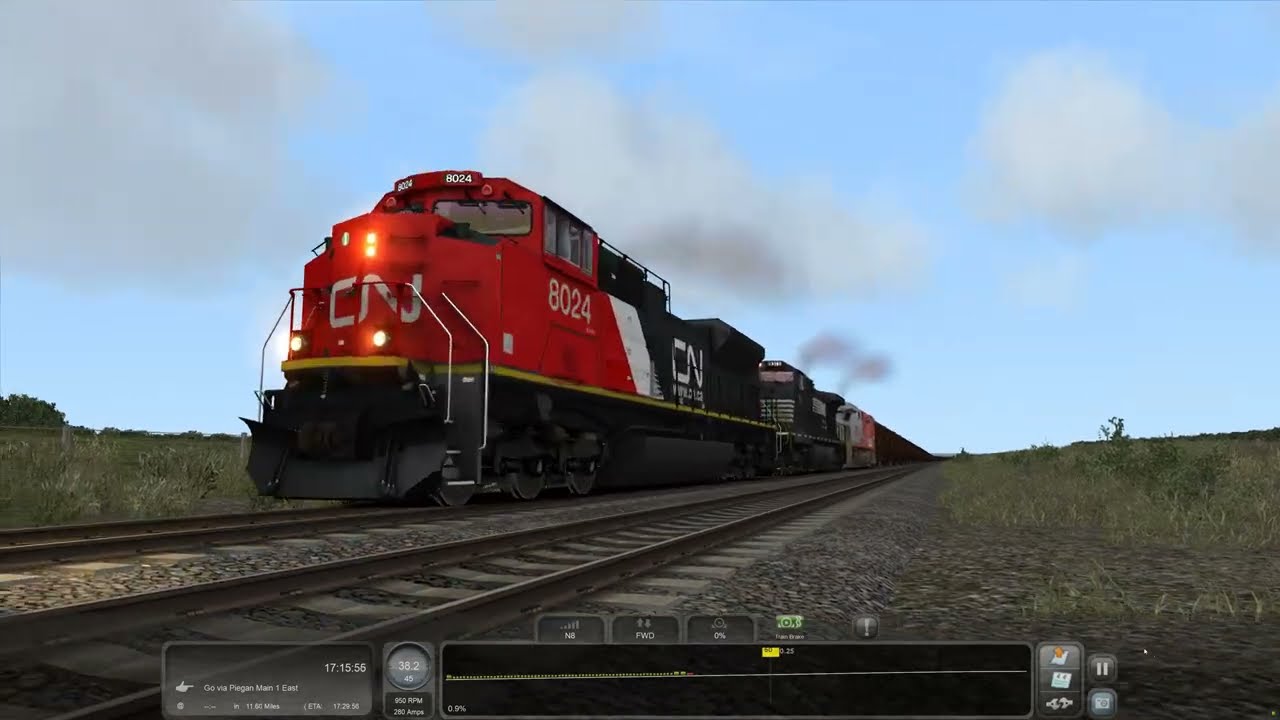 Train Simulator - [EMD SD70M-2] - Earth Worm (DRK037) - 4K UHD