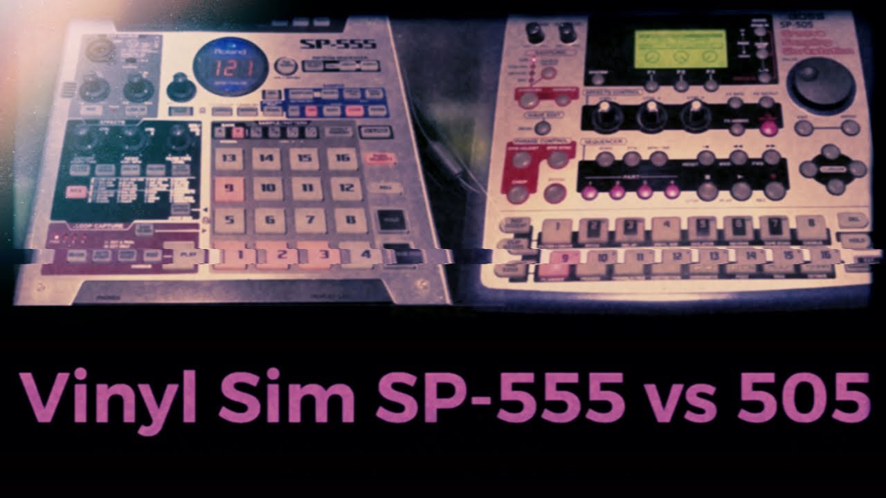 Vinyl Sim SP-555 vs 505 Plus Bonus!!!