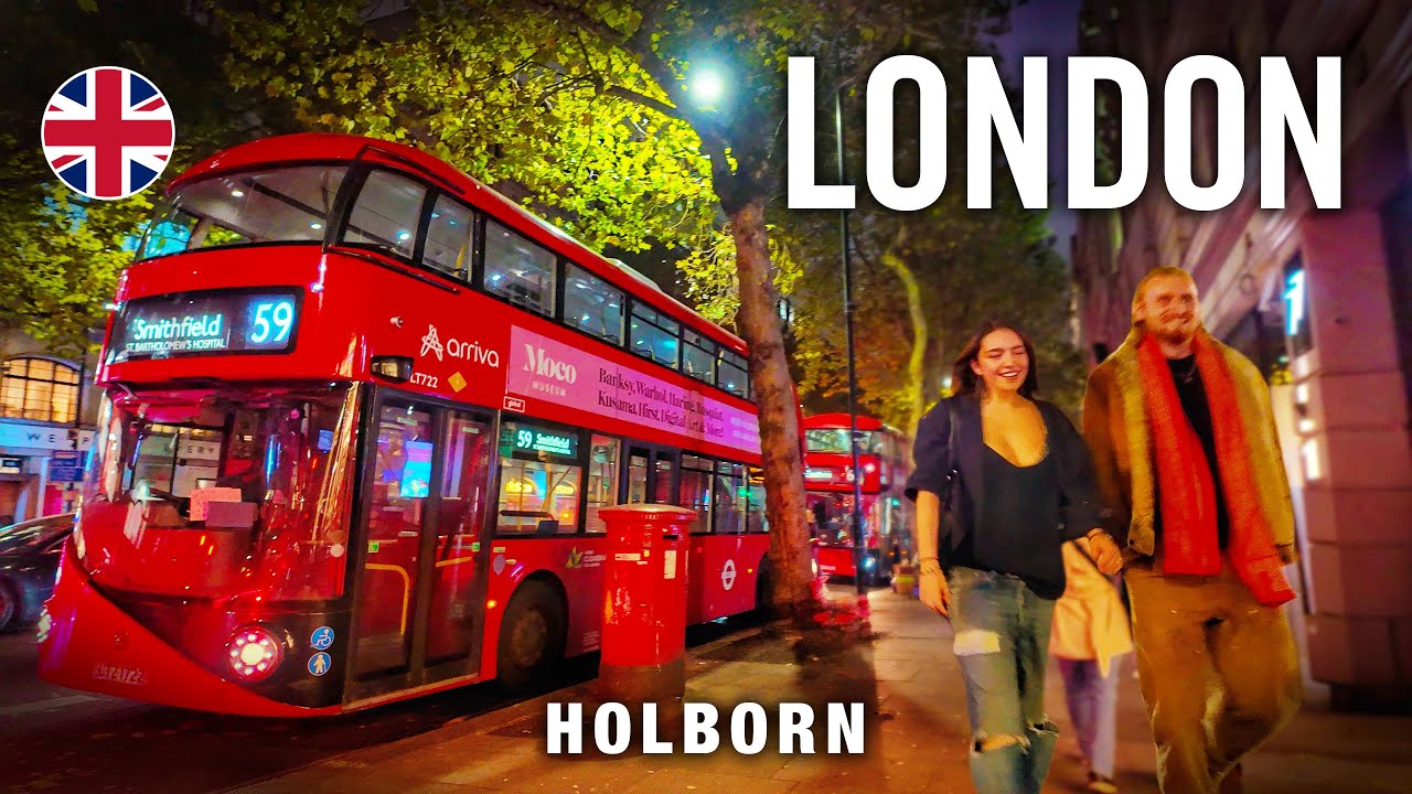 London Walking Tour 4K 🇬🇧 Holborn