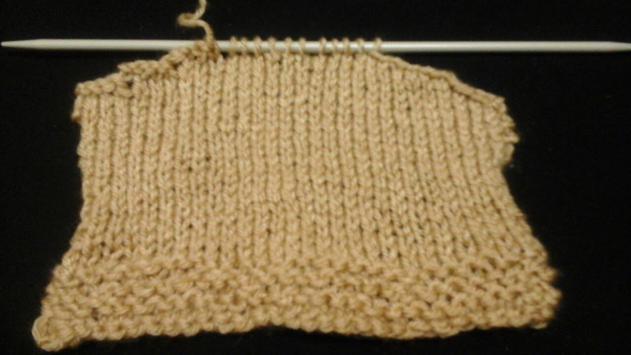 حردة الاكتاف والرقبة من الظهر فى شغل التريكوknitting shoulders& neck of back