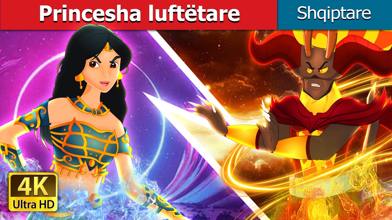 Princess luftëtare | Warrior Princess in Albanian | @AlbanianFairyTales