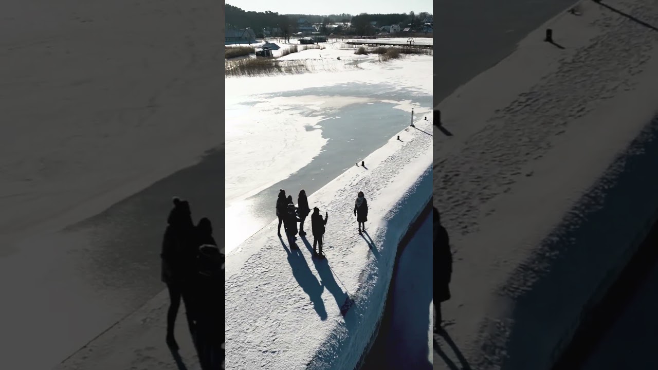 -15&deg;C i Słońce! ❄️ Ekipa Zołza Team vs. Mroźny Frombork #słodzikdronuje #djimini3pro #drone