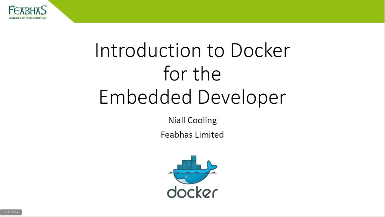 Introduction to Docker for the Embedded Developer