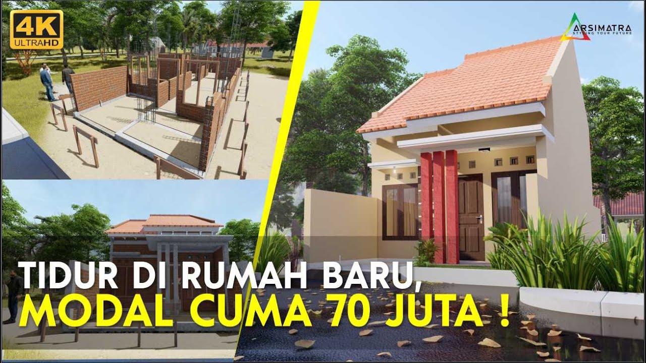 Duit 70 juta Mimpi Bangun Rumah? Tips Bangun Rumah Tipe 36 Harga Termurah (Bonus Simulasi RAB)