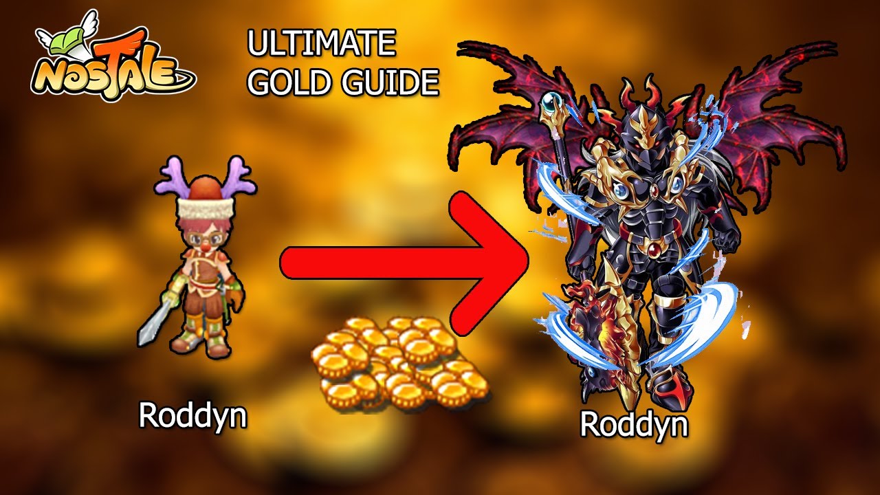 NOSTALE [FR/EN SUB] : RODDYN : ULTIMATE GOLD GUIDE !