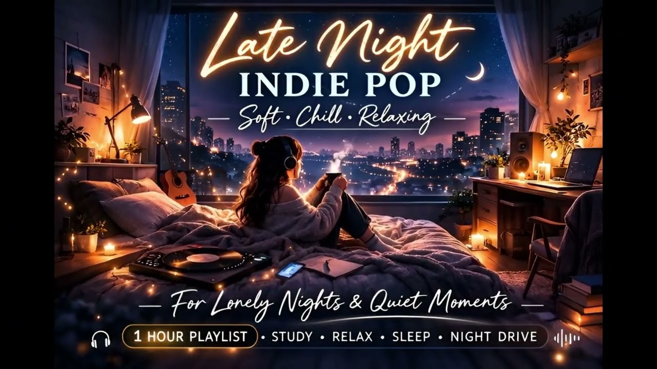 Chill Indie Pop Playlist 🌙 Relaxing Bedroom Pop Songs for Study, Work & Sleep