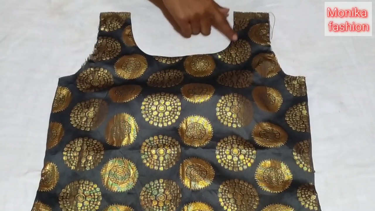 Padded kurti cutting and stitching, padded kurti cutting and stitching