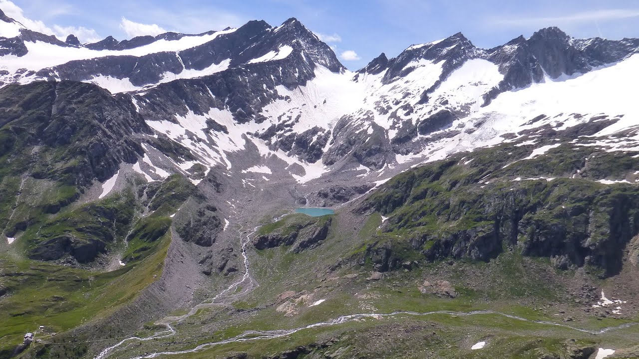 Alpine Bergtouren - (36) Österreich, Rundwanderung zu den Simonyseen und den Dellacher Keesflecken