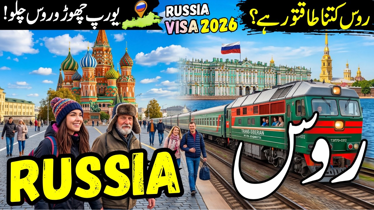 Russia Travel vlog 2026 | Amazing facts and History of Russia in Urdu/Hindi | روس کی سیر
