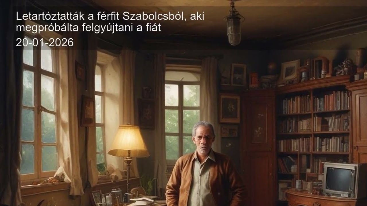 Letartóztatták a férfit Szabolcsból, aki megpróbálta felgyújtani a fiát