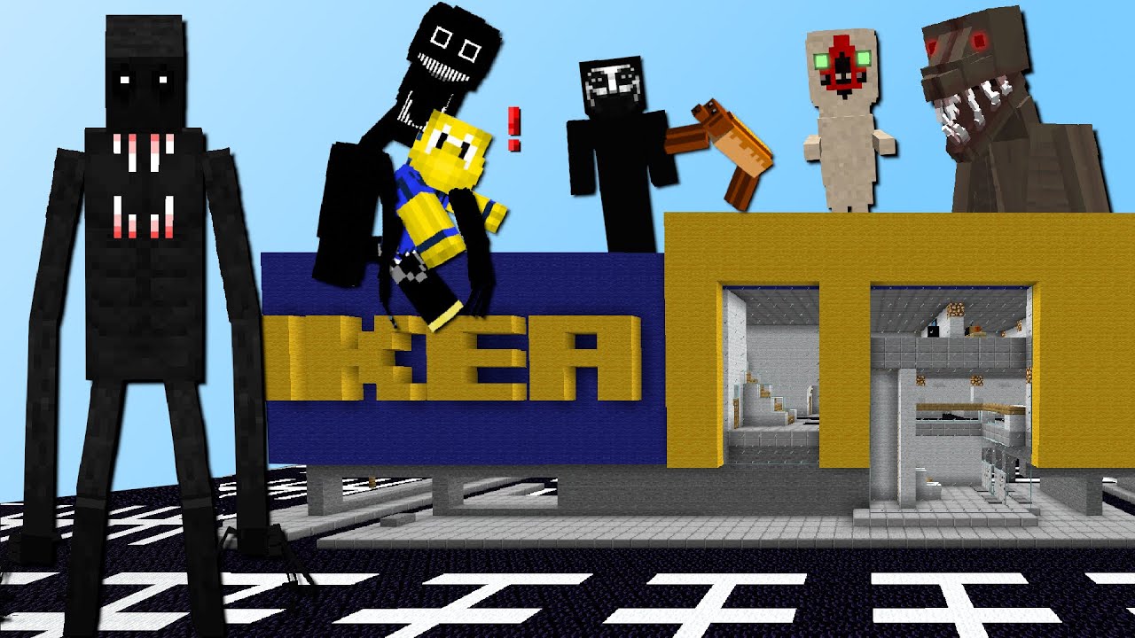 Überleben im Horror IKEA! (SCP, Cave Dweller, Night Prowler) - Keine Gute Idee