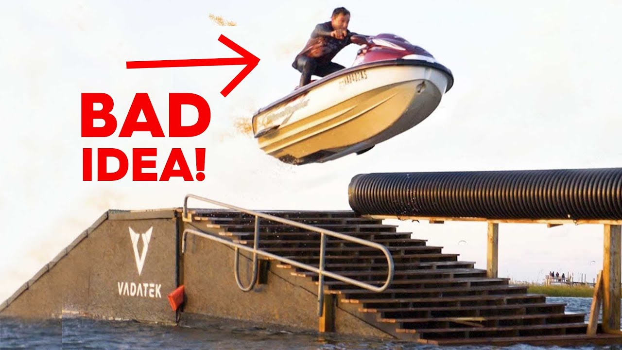 JETSKI Launch Off a HUGE RAMP!