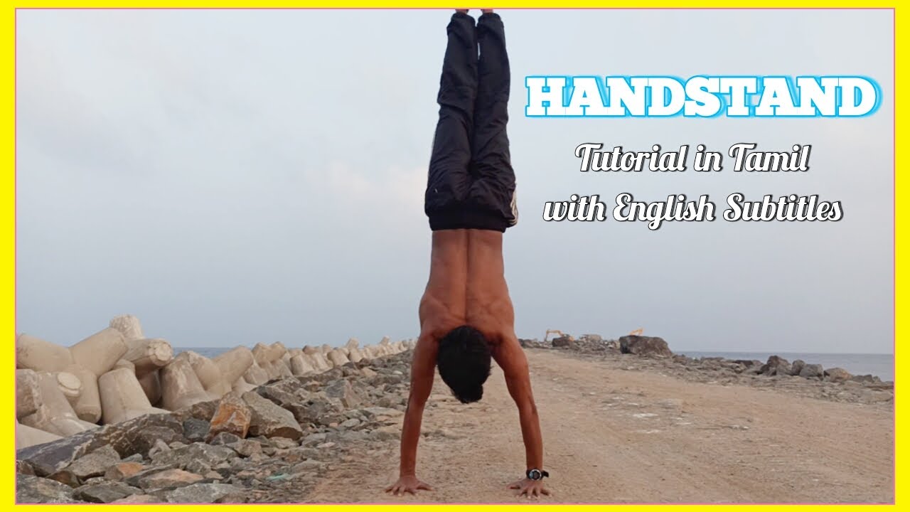 Handstand for Everyone | Step by step | tutorial in Tamil with English Subtitles #handstandtutorial