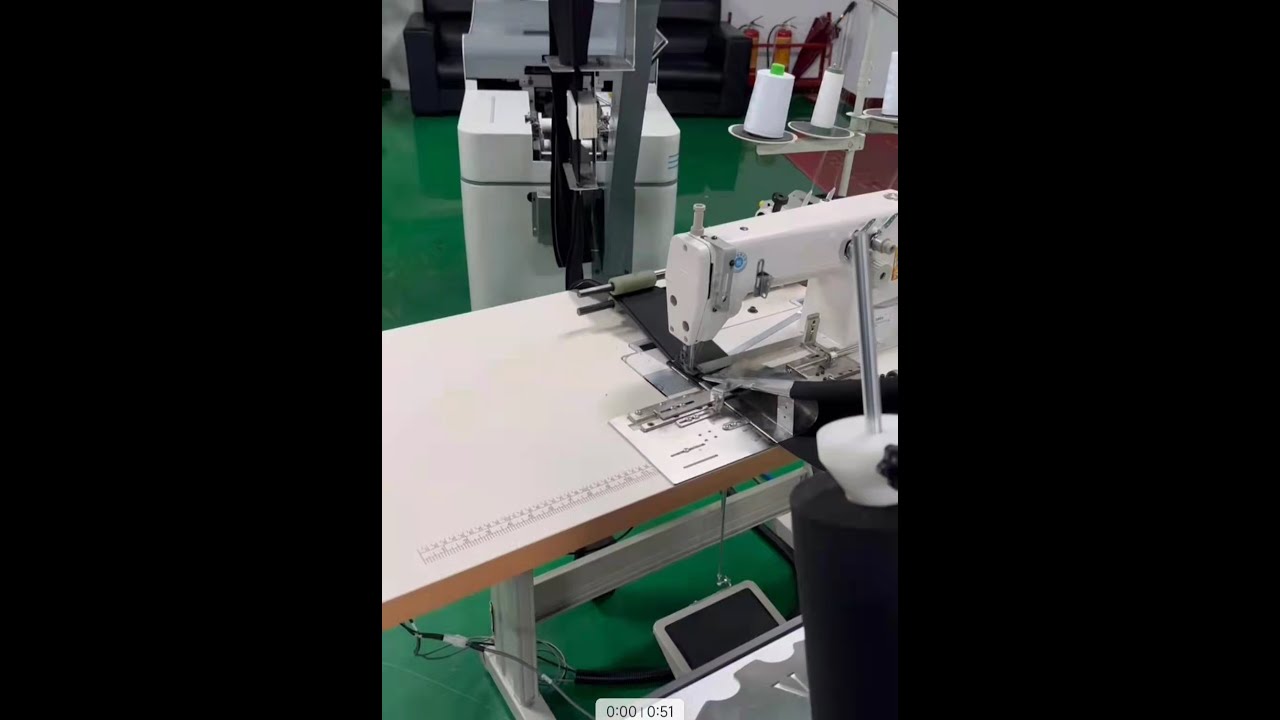 High Speed Rib Cuff Cutting and Folding Machine Elastic Cuff Production Machine