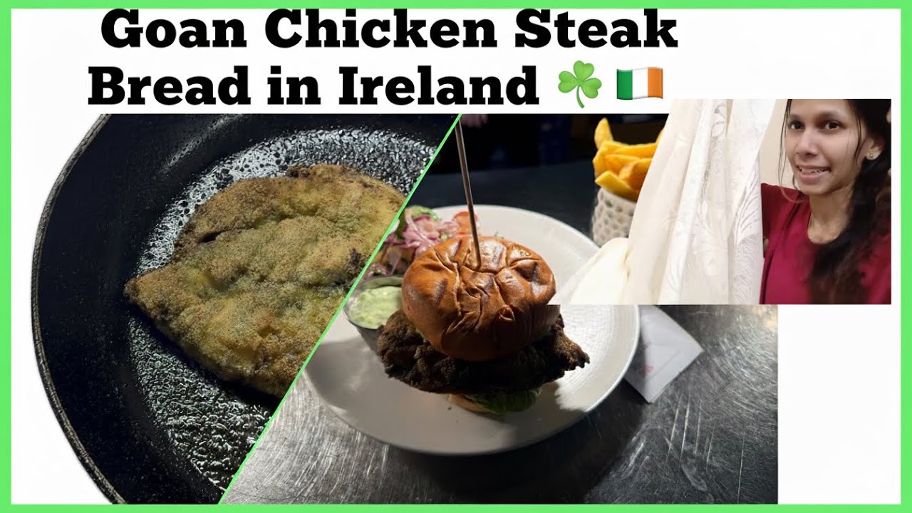 Goan Chicken Steak bread in Ireland🇮🇪☘️ #goanvlogger #konkanivlogs 