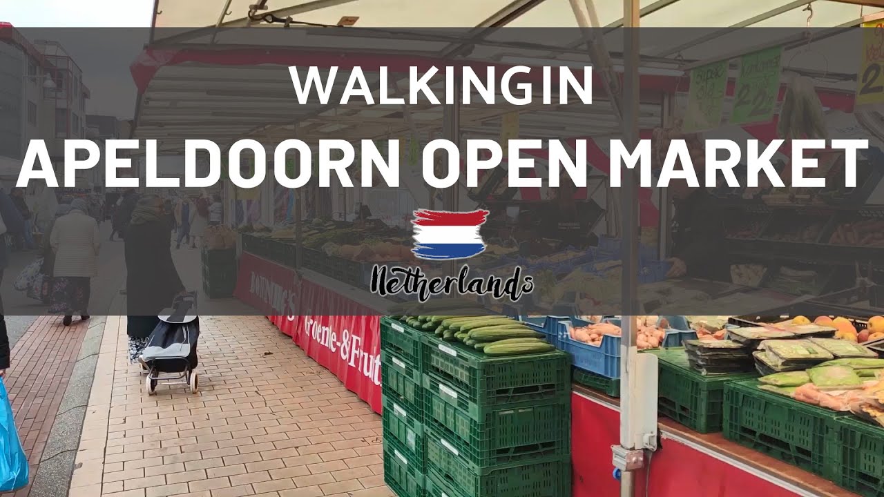 open market in Apeldoorn, Netherlands
