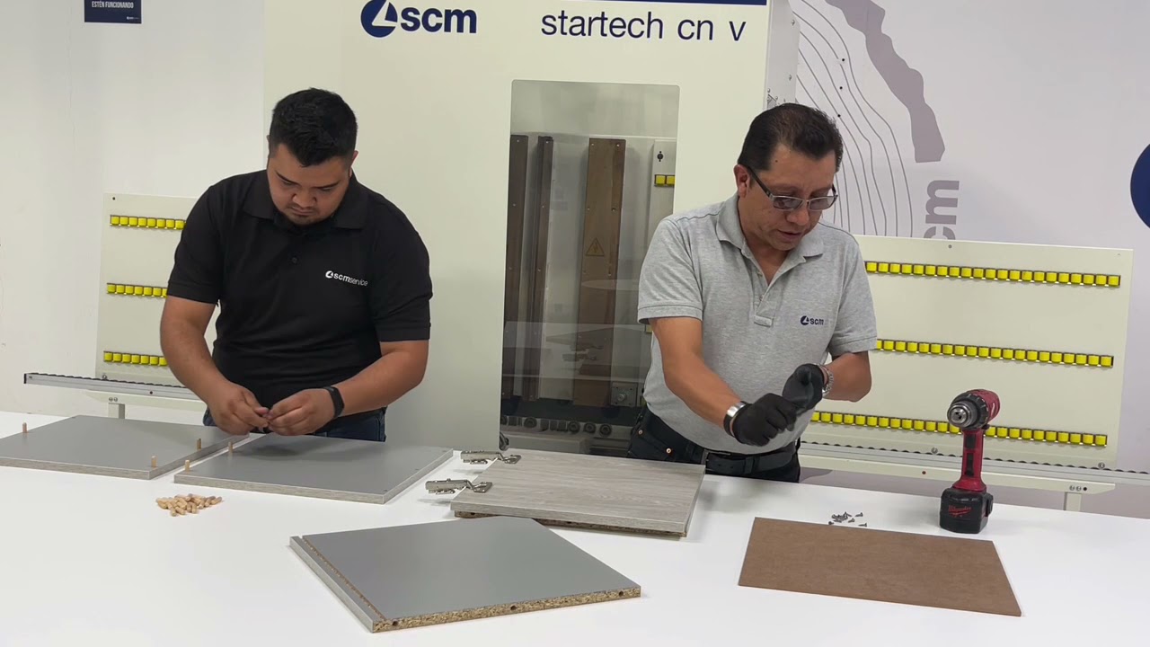 TALADRO UNIVERSAL VERTICAL Y RANURADO CON SIERRA CN STARTECH CN V SCM GROUP MEXICO