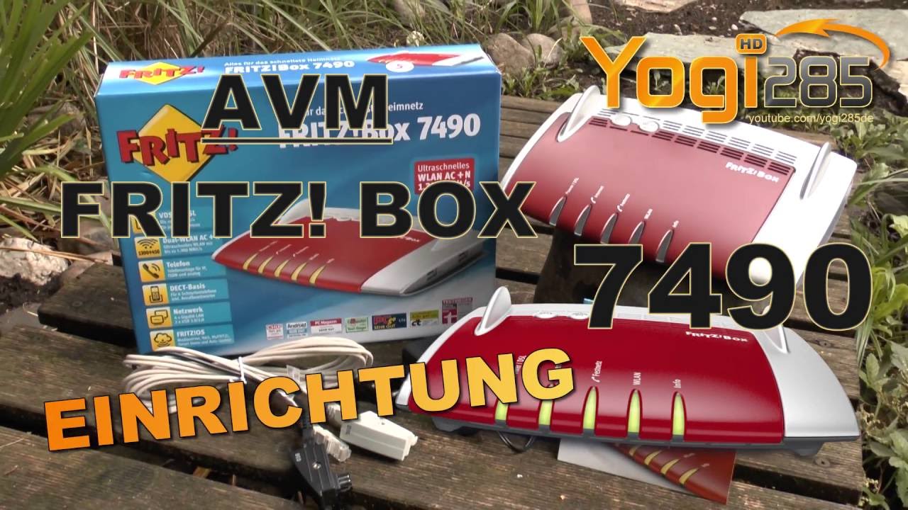 AVM FRITZ! Box 7490: Verkabelung & Einrichtung am ISDN-Anschluss mit (V)DSL