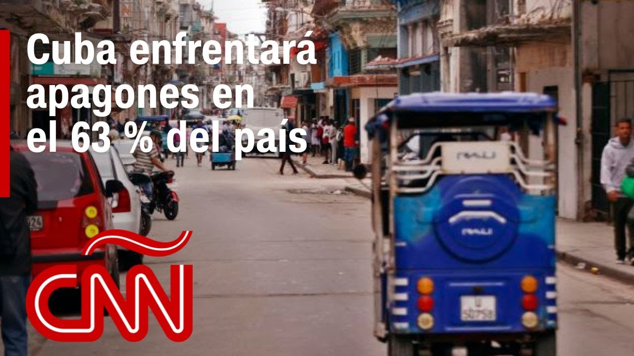 Crisis energ&eacute;tica en Cuba: se prev&eacute; un apag&oacute;n r&eacute;cord en el 63 % de la isla