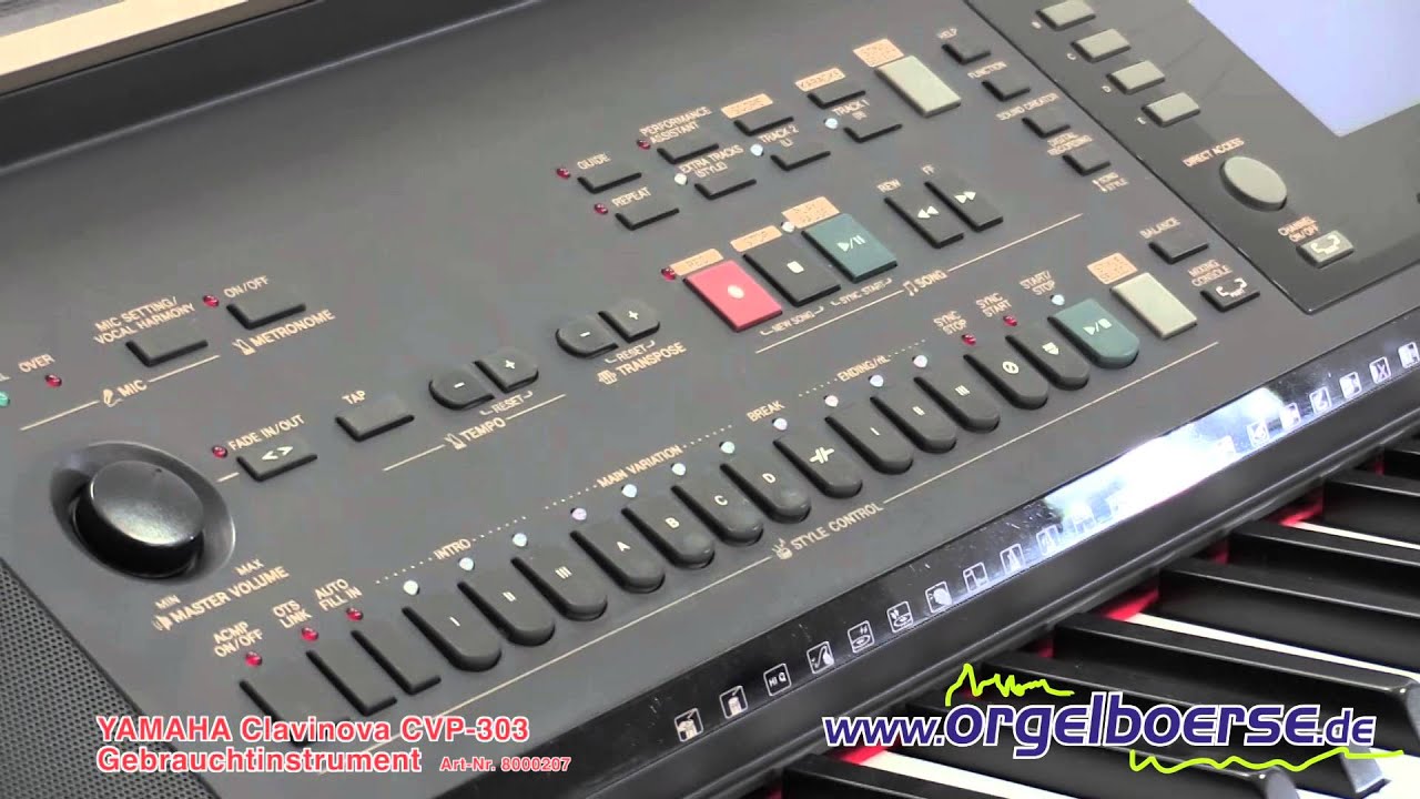 YAMAHA Clavinova CVP 303 Art.-Nr.: 8000207
