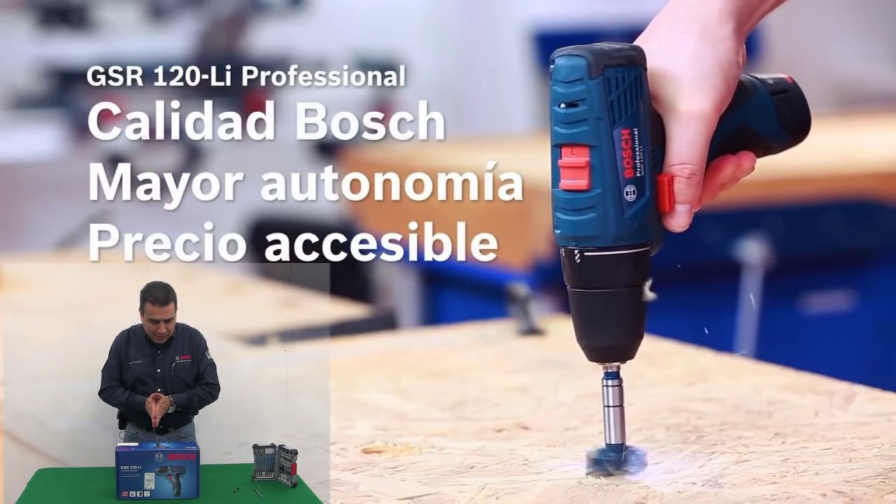 #81 TALADRO  GSR 120 LI BOSCH