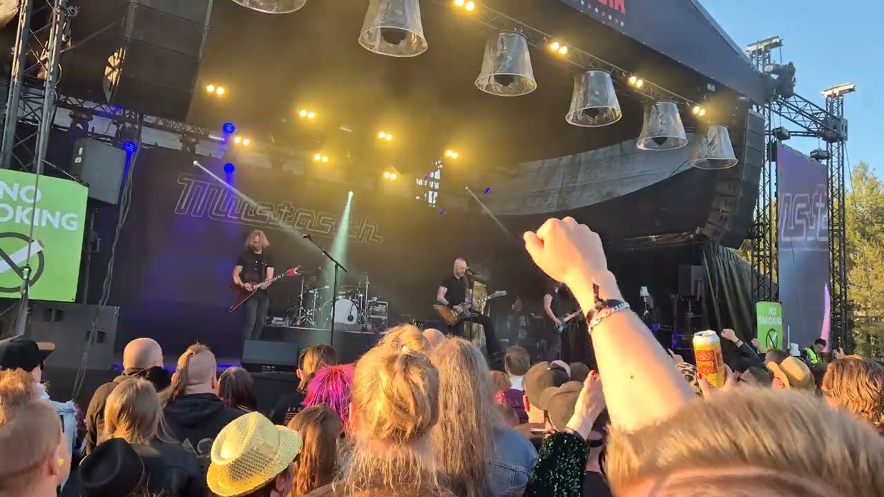 Mustasch  -Down In Black , Rokki Raikaa 2025  (4K) Live