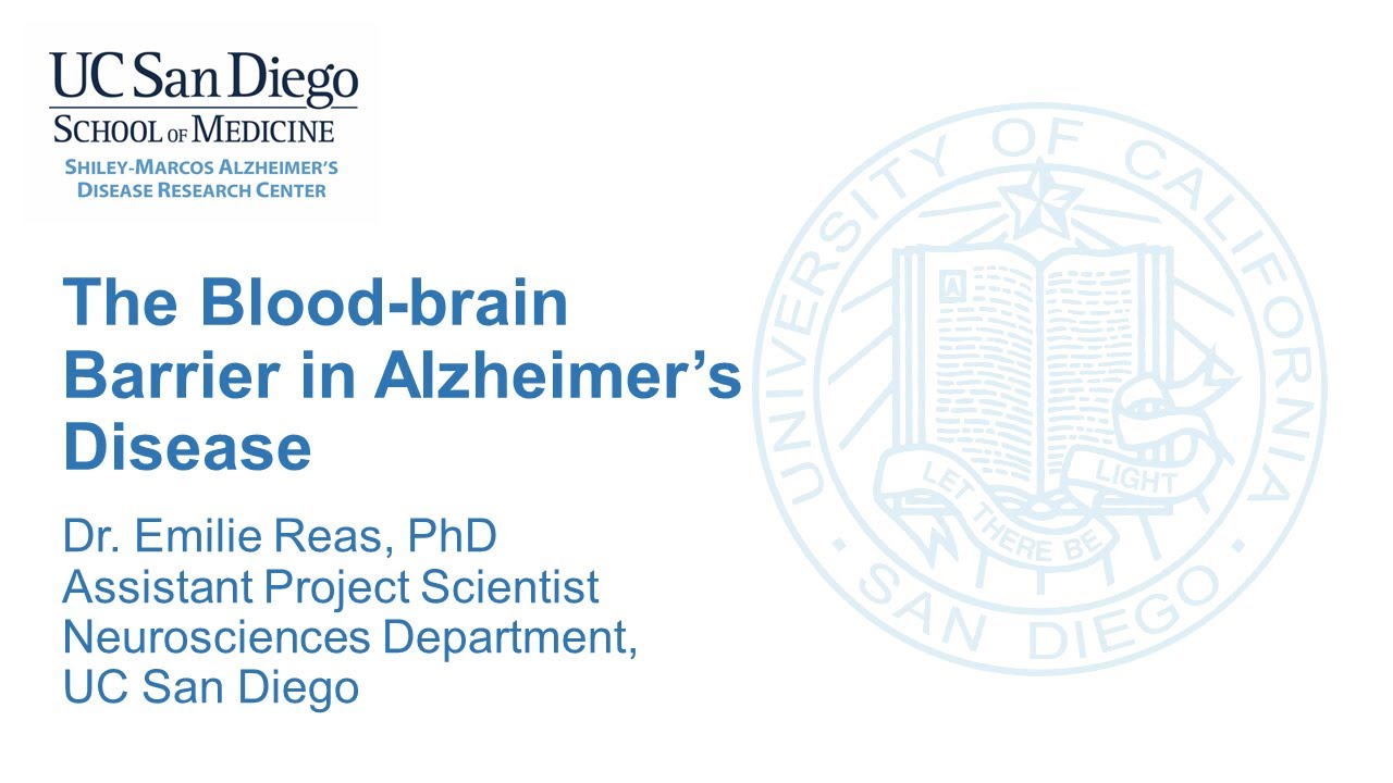 Emilie Reas, PhD - The Blood-brain Barrier in Alzheimer's Disease