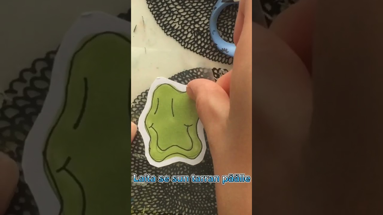 Smiley Face-tarra TUTORIAL!💚✨Toivottavasti tykk&auml;&auml;tte! #tutorial #smileyface 💚✨