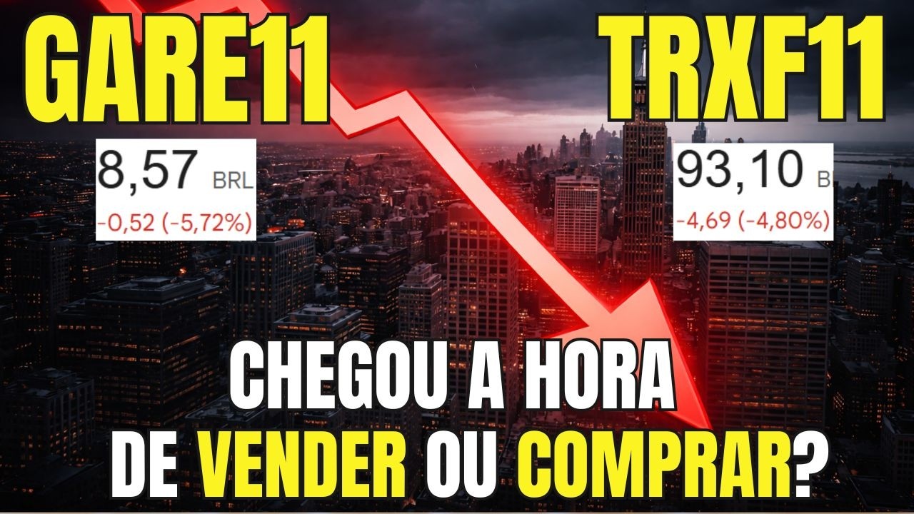 GARE11 E TRXF11: POR QUE A COTAÇÃO ESTA CAINDO SE O DIVIDENDO É BOM?