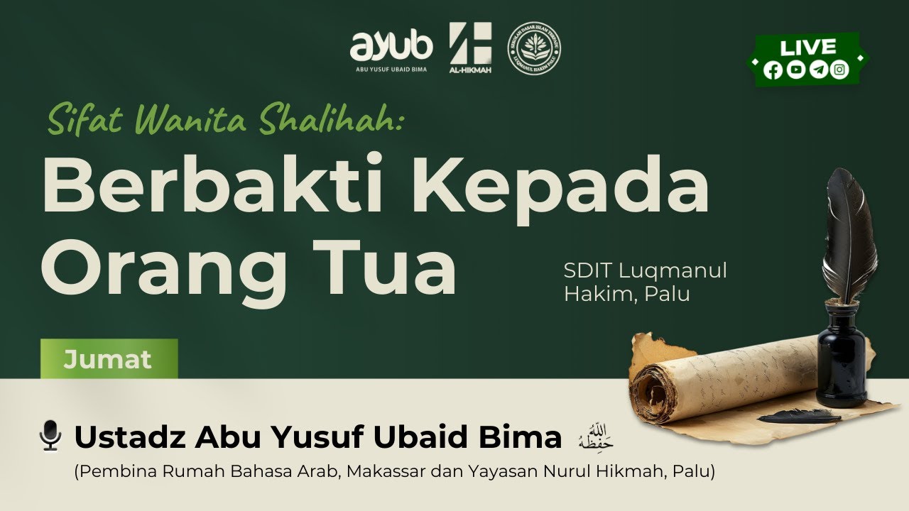 8. Sifat Wanita Shalihah | Berbakti Kepada Orang Tua