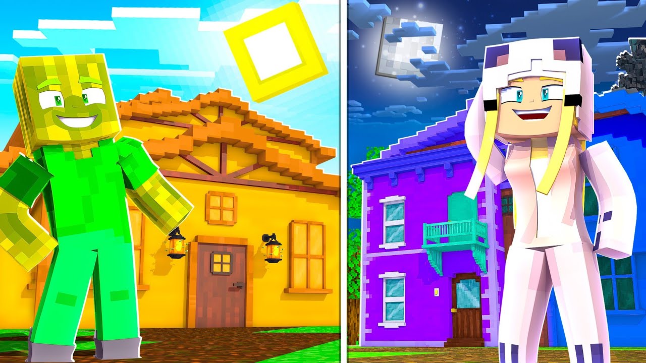 TAG HAUS ☀️ vs. 🌚 NACHT HAUS!  ✿ Minecraft [Deutsch/HD]