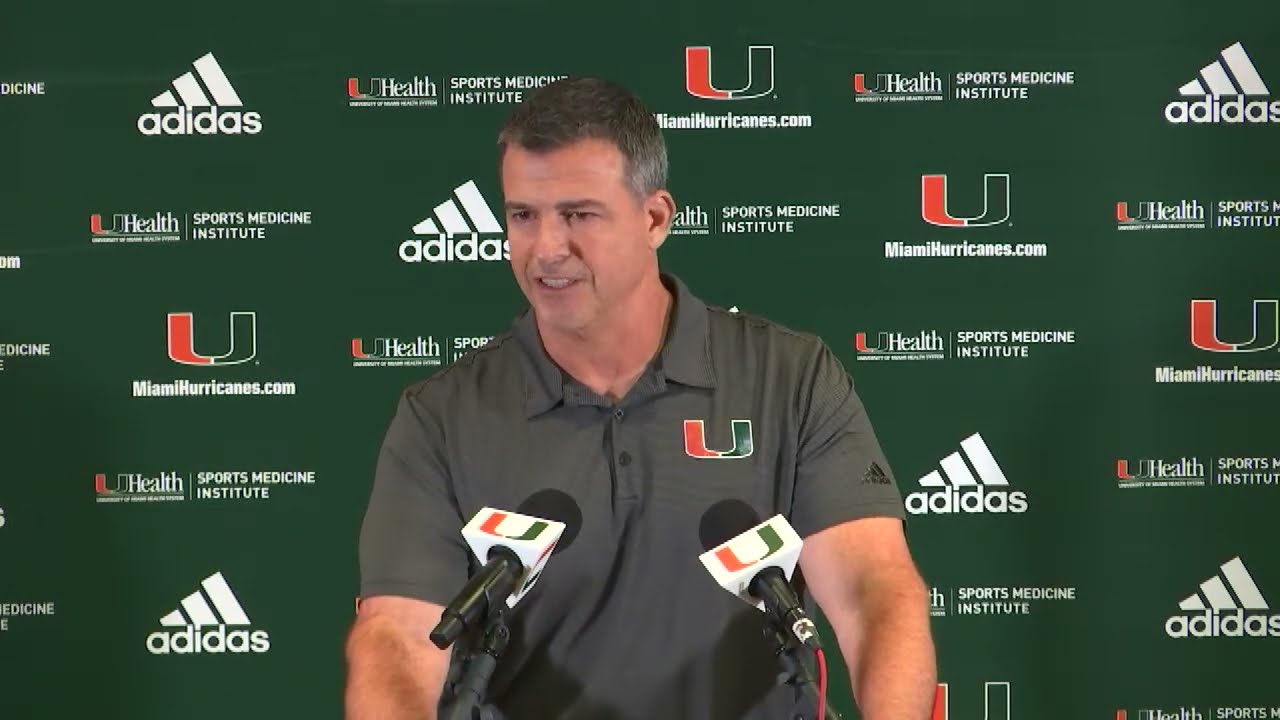 Miami Football Coach Press Conferences | 8.28.23