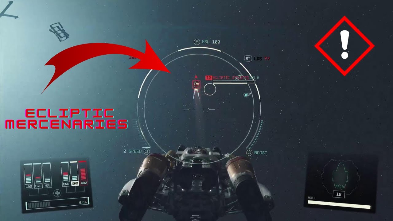 STARFIELD, ECLIPTIC MERCENARIES surprise space battle!