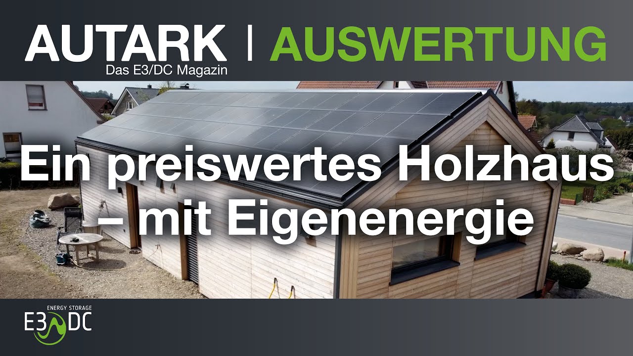 Auswertung: Ein preiswertes Holzhaus - mit Eigenenergie