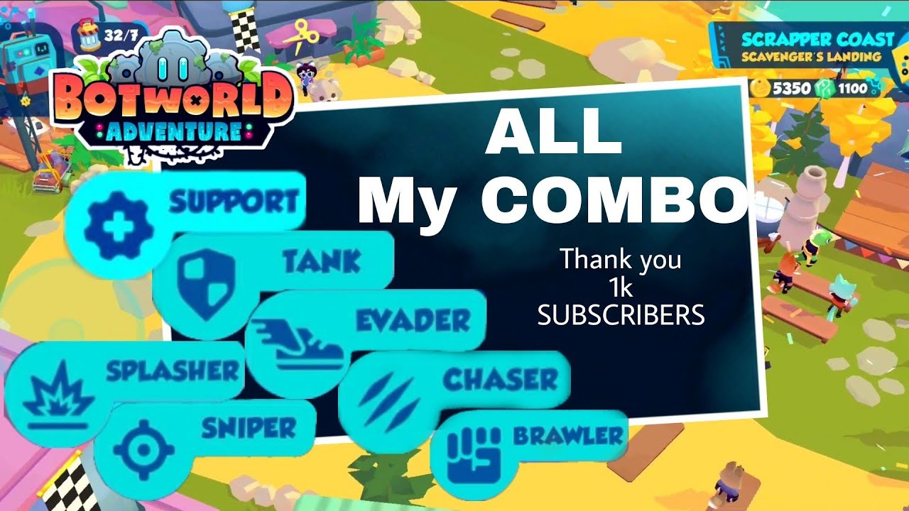 BOTWORLD ADVENTURE gameplay - ALL my COMBO + ABILITIES and BOOSTERS