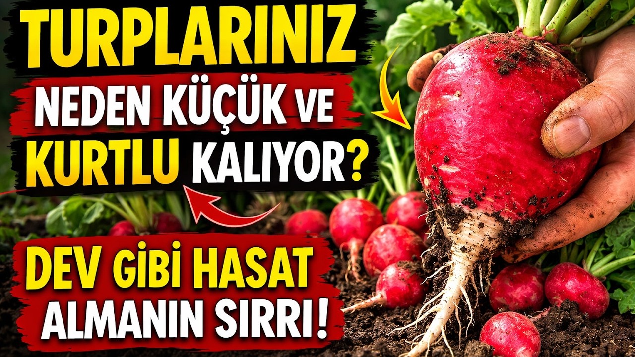 TURPLARINIZ NEDEN KÜÇÜK ve KURTLU KALIYOR? İşte DEV Gibi Hasat Almanın Sırrı!