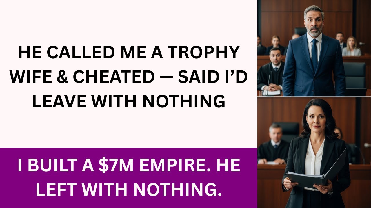 Trophy Wife She Secretly Built a $7M Empire & Destroyed Her Cheating Husband in Court