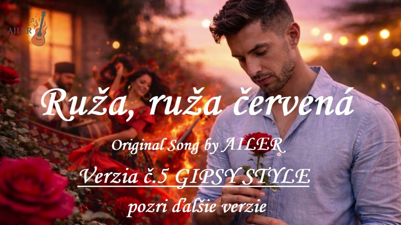 Ruža, ruža červená GIPSY STYLE (Original Song) | AILER