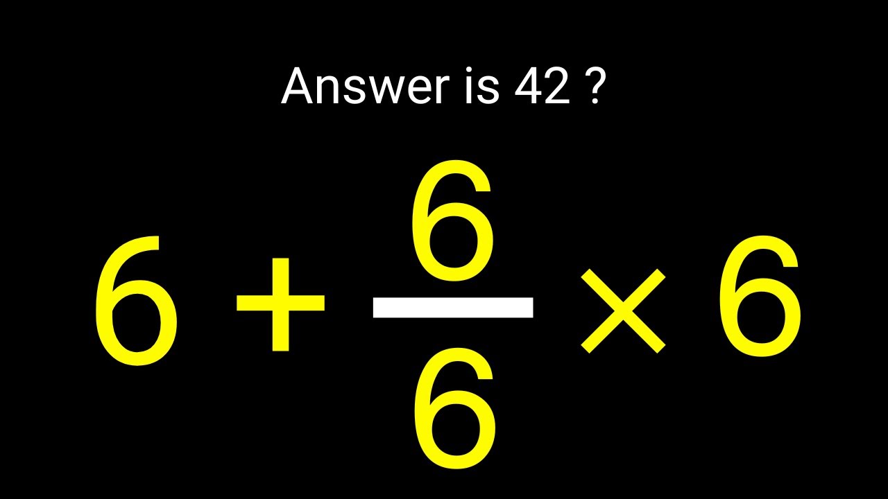 The Order of Operations Question That Confuses Almost Everyone