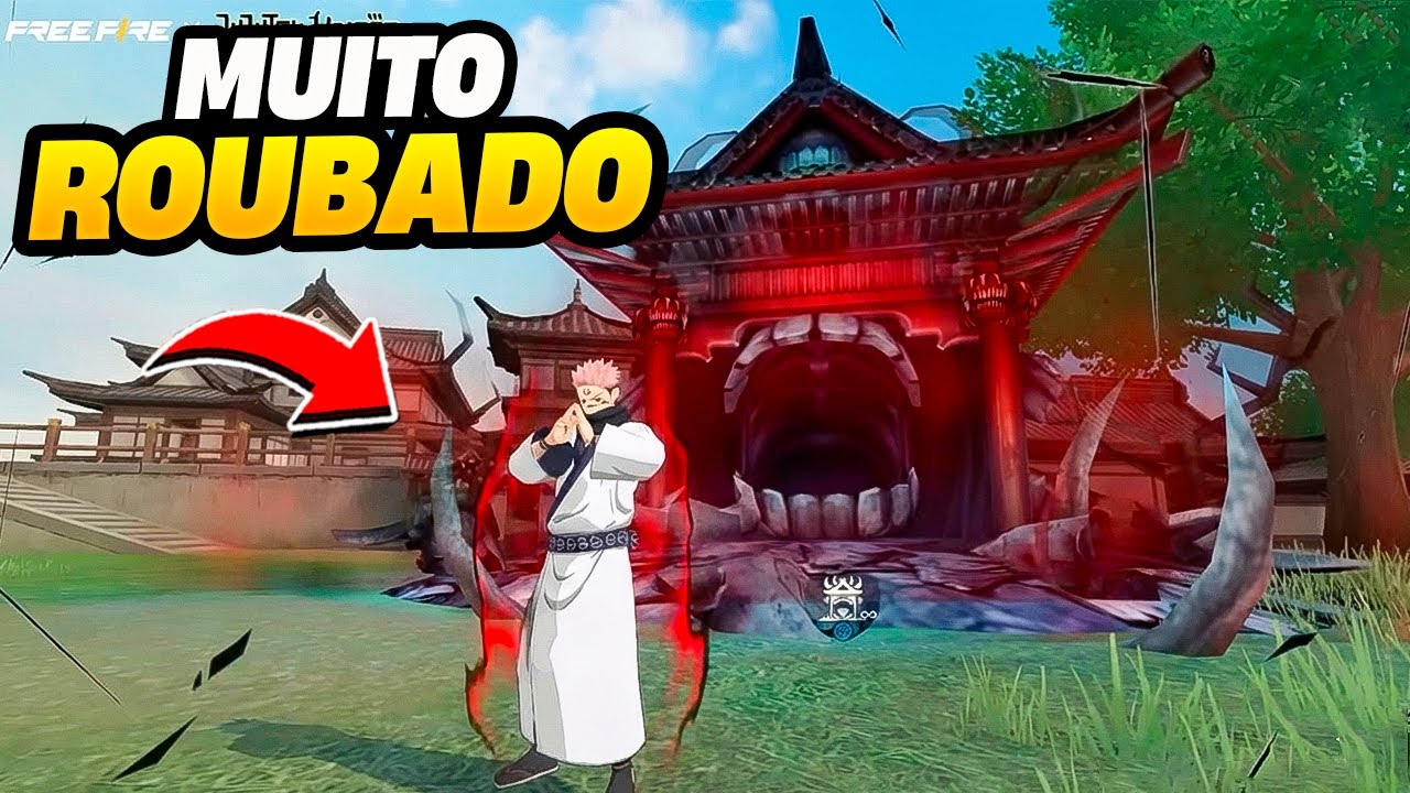 A EXPANSÃO DE DOMÍNIO NO FREE FIRE TÁ MUITO FORTE😱(Muryou Kuusho,Fukuma mizuchi) NOVO EVENTO JUJUTSU