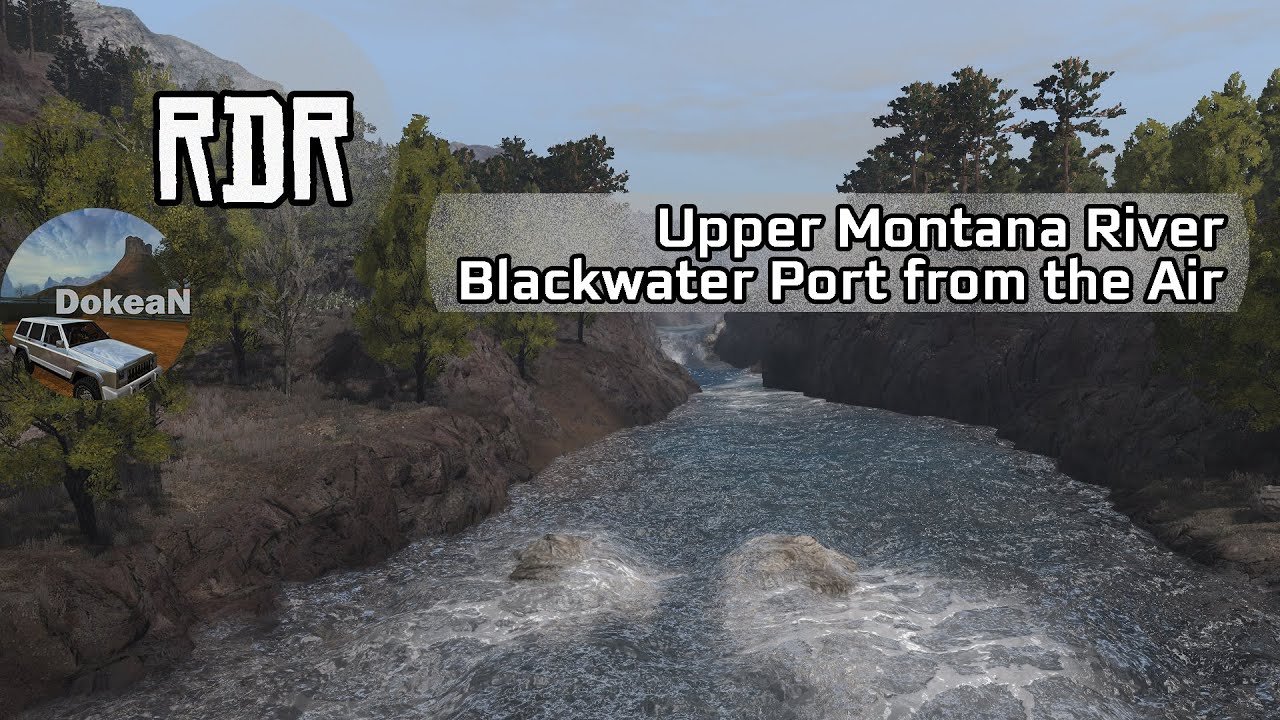 Flying over the River in West Elizabeth - Red Dead Redemption