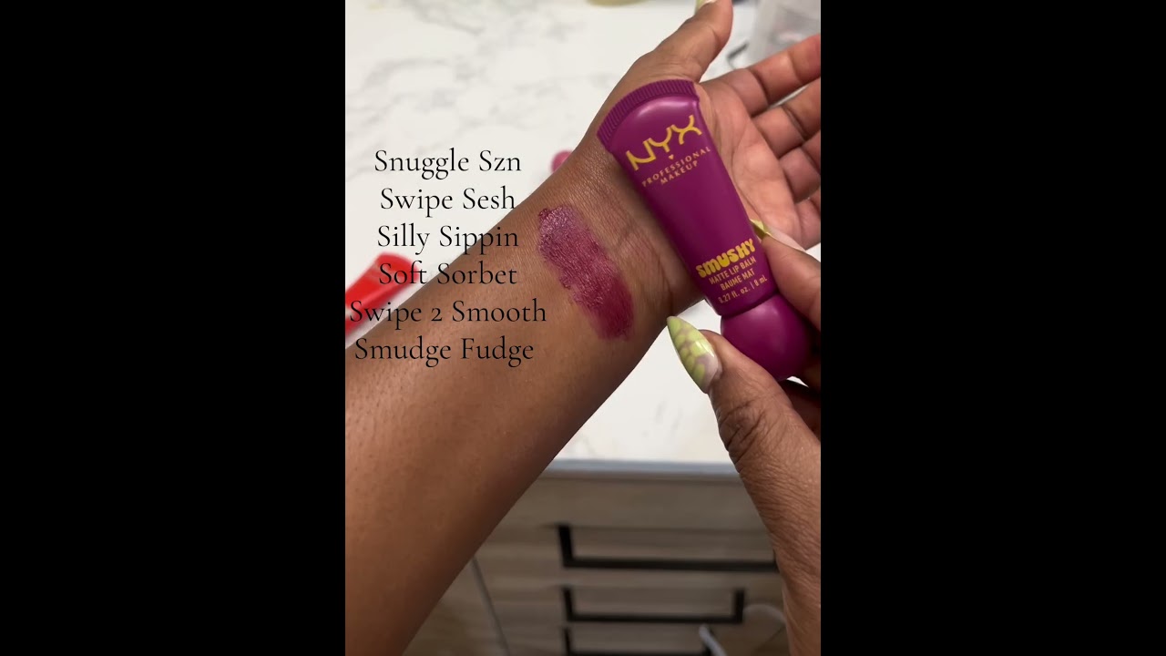 New NYX Cosmetics Matte Lip Balm #nyxcosmetics #nyxsmushylipbalm #newmakeupreleases