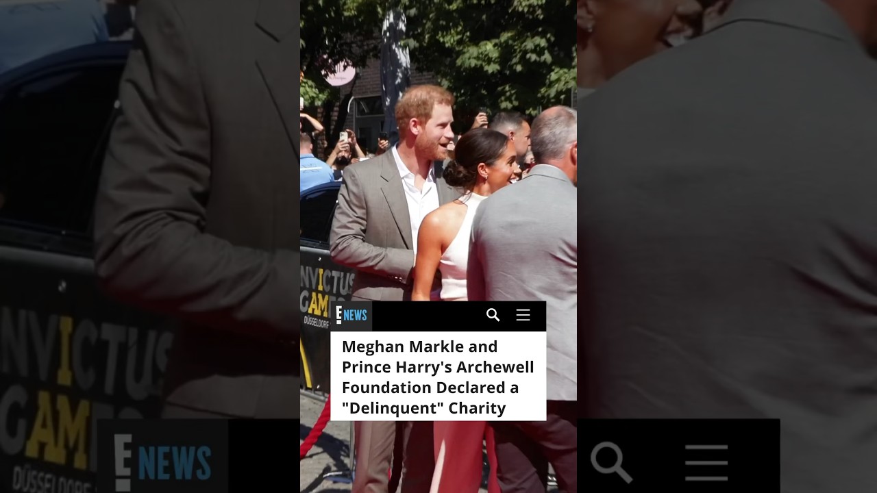 #MeghanMarkle and #PrinceHarry's Archewell Foundation has been declared a &ldquo;delinquent&rdquo; charity.