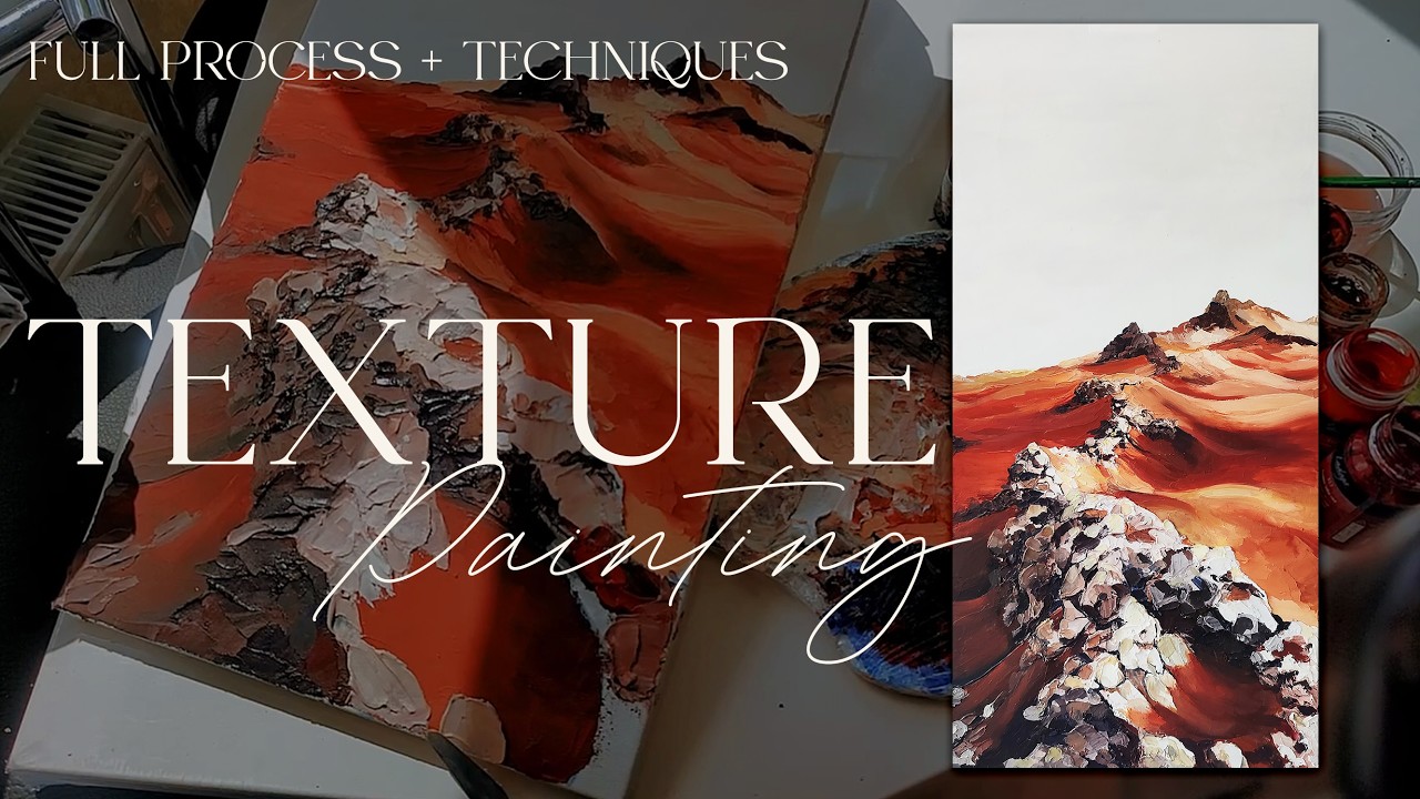 Texture Paste Painting Tutorial | From Sketch to Final Details
